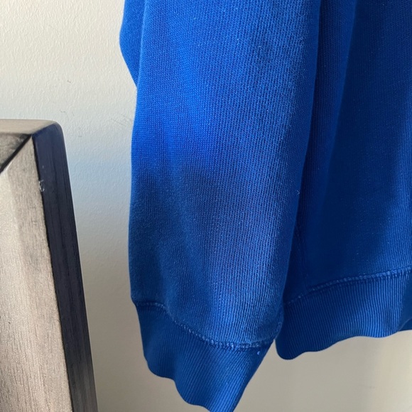 BELLEROSE Royal Blue V-Neck Fellow Sweatshirt - Picture 4 of 15
